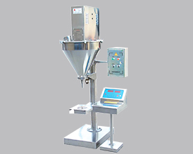 實拍半自動粉劑包裝機  速度快扭距大、可灌裝多種粉劑