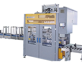 塑料桶自動裝箱機，機油防凍液20升大桶人工裝箱太累了！